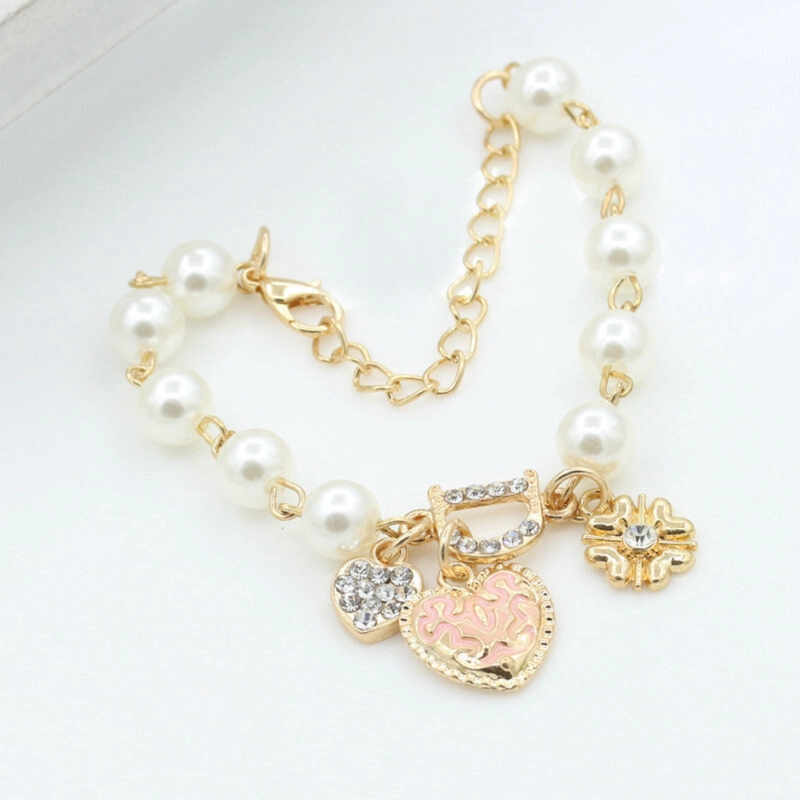 Product image KAHASIL - Gelang Titanium Wanita Barcelet Anti Karat Luntur Aksesoris Fashion Mutiara KH015 all variant White Gold